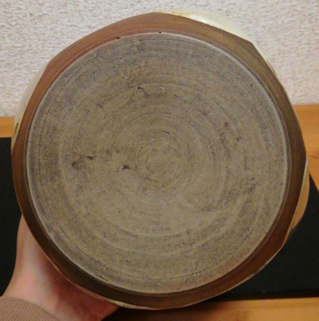 鵬雲斎書付　高取焼　菱形　四方口　水指　共箱　茶道具