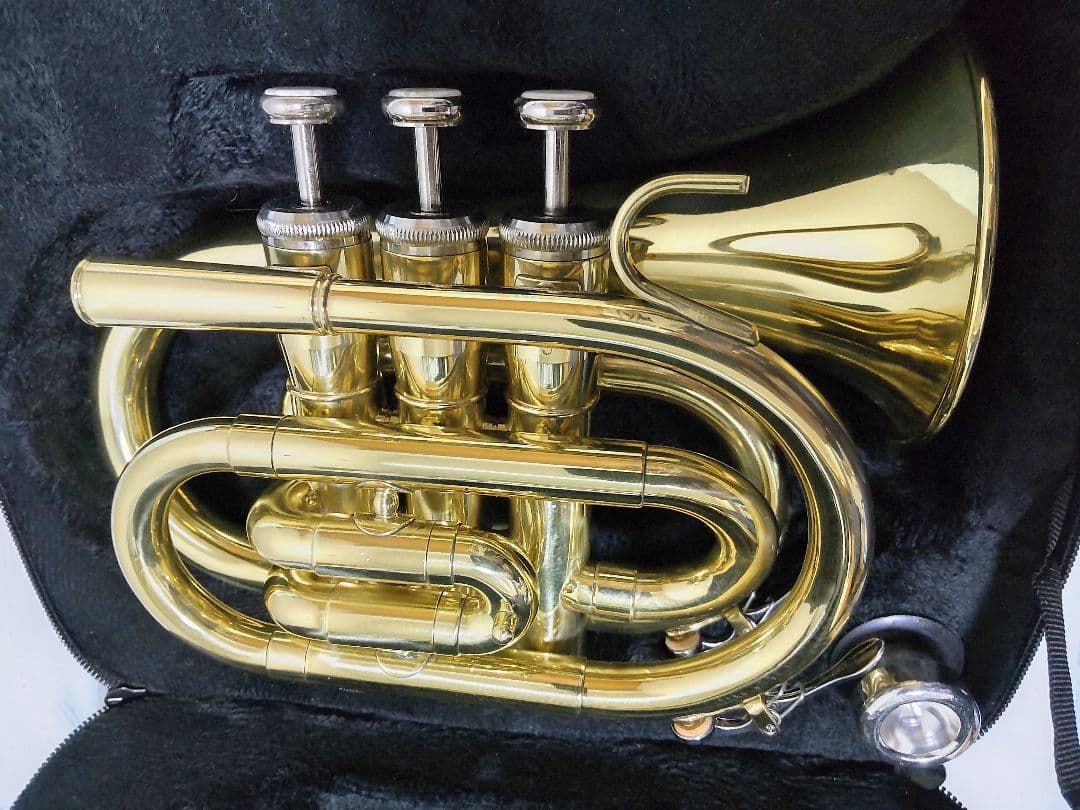 ミニトランペット 本体 ケース他付き