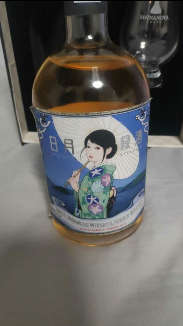 日月緑酒 ''湖水麗人''（グラス付きギフトセット）【長濱蒸溜所】