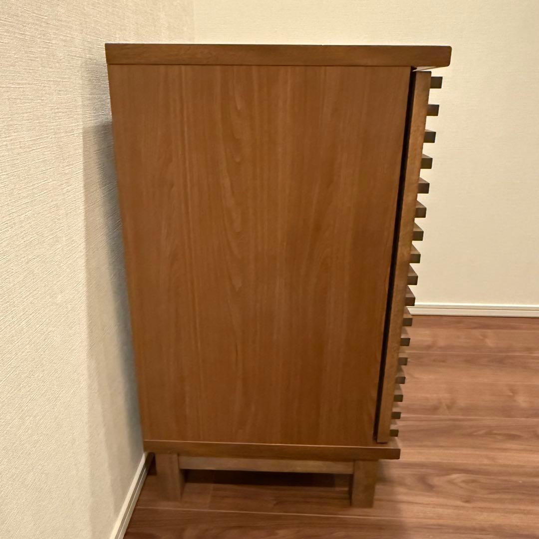 テレビ台　ハイタイプ　キャビネット　オーク