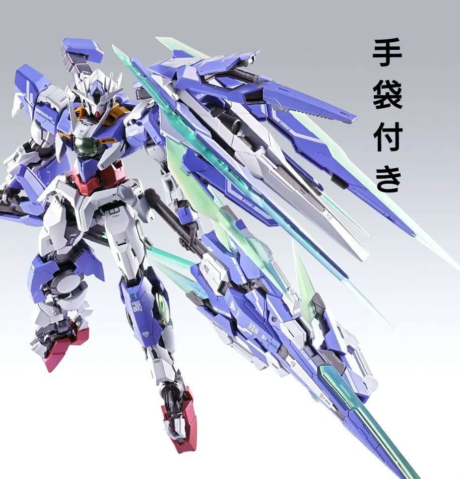 新品未開封　 メタルビルド　ダブルオークアンタフルセイバー　【手袋付き】