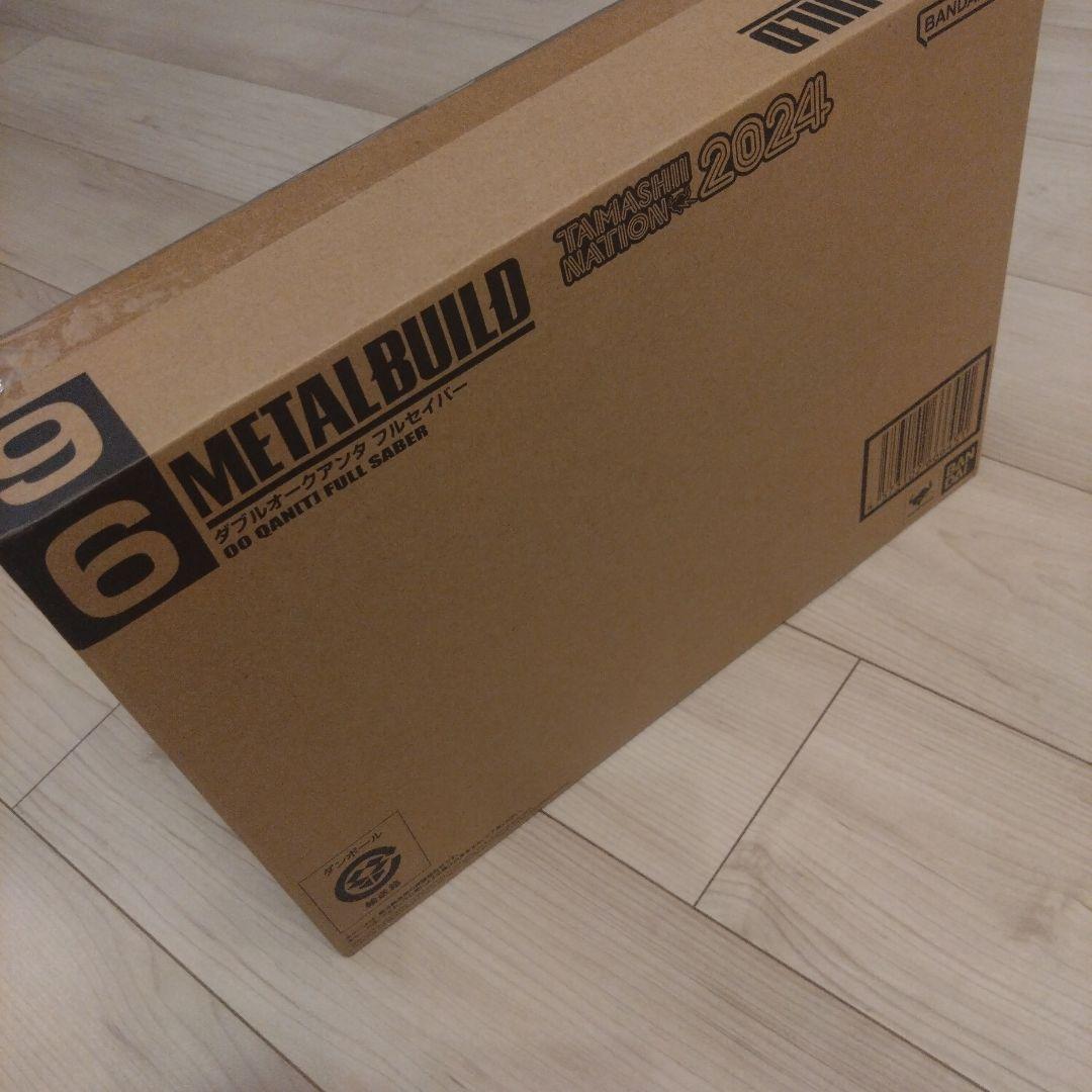 新品未開封　 メタルビルド　ダブルオークアンタフルセイバー　【手袋付き】