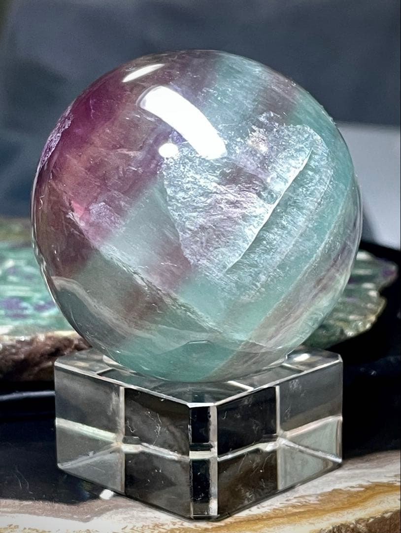 フローライト【キャンディーフローライト】虹・アイリス◆天然石◆パワーストーン