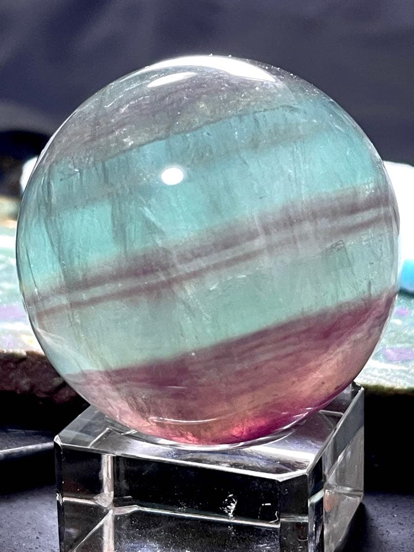 フローライト【キャンディーフローライト】虹・アイリス◆天然石◆パワーストーン