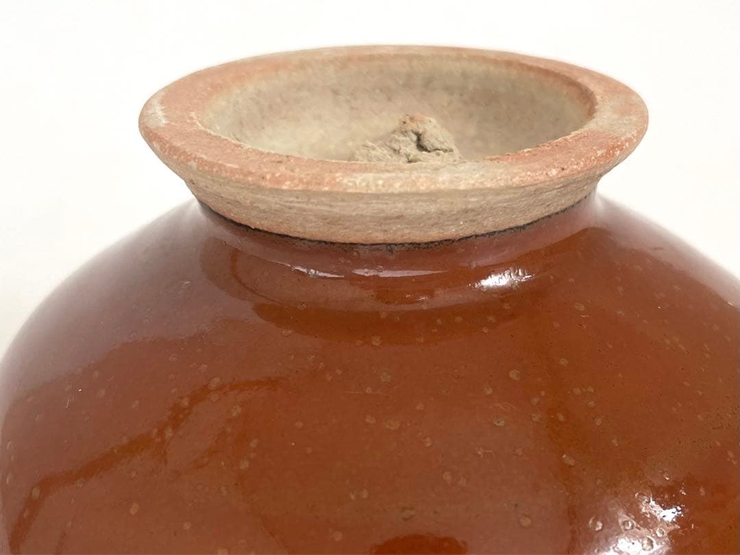 陶芸家　小山冨士夫　小山富士夫　古山子　柿釉　茶碗　茶碗　茶盌　抹茶碗　共箱