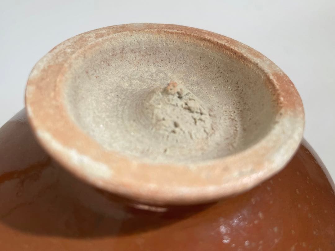陶芸家　小山冨士夫　小山富士夫　古山子　柿釉　茶碗　茶碗　茶盌　抹茶碗　共箱