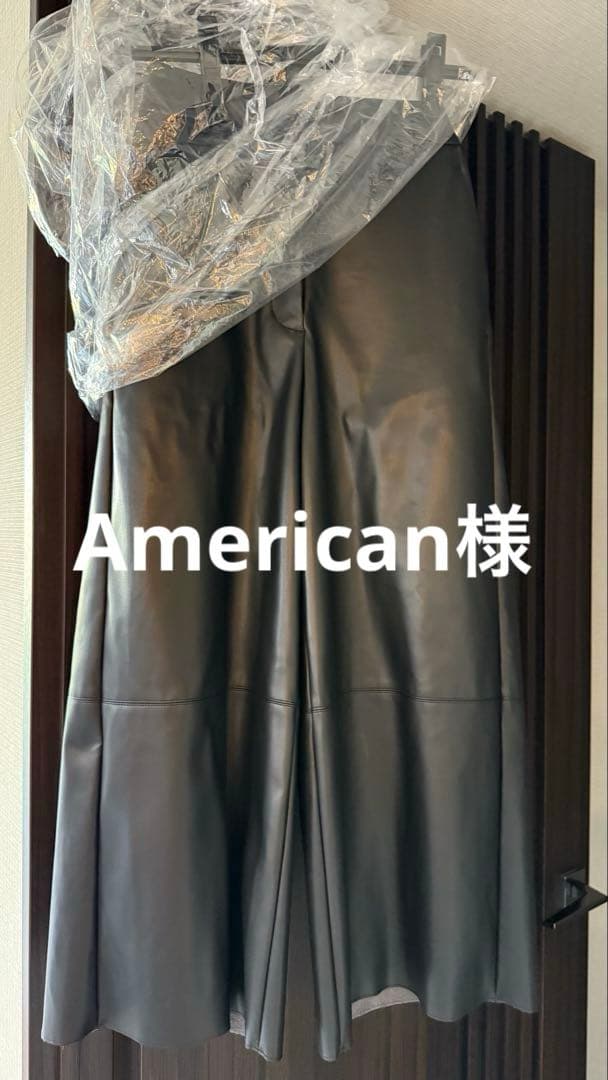 HEVEブラック ガウチョパンツ サイズ36