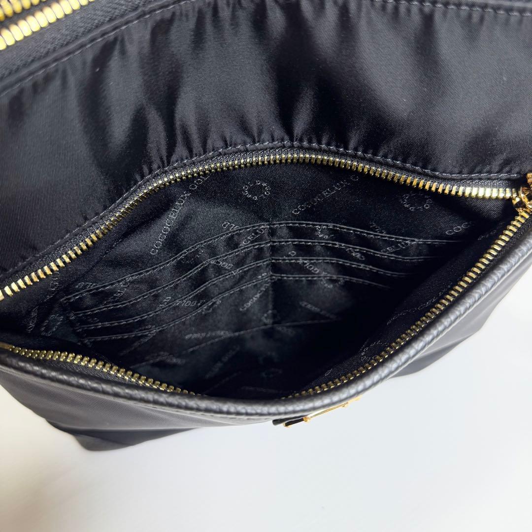 【未使用品】2025SS COCOCELUXGOLD ナイロン ショルダーバッグ