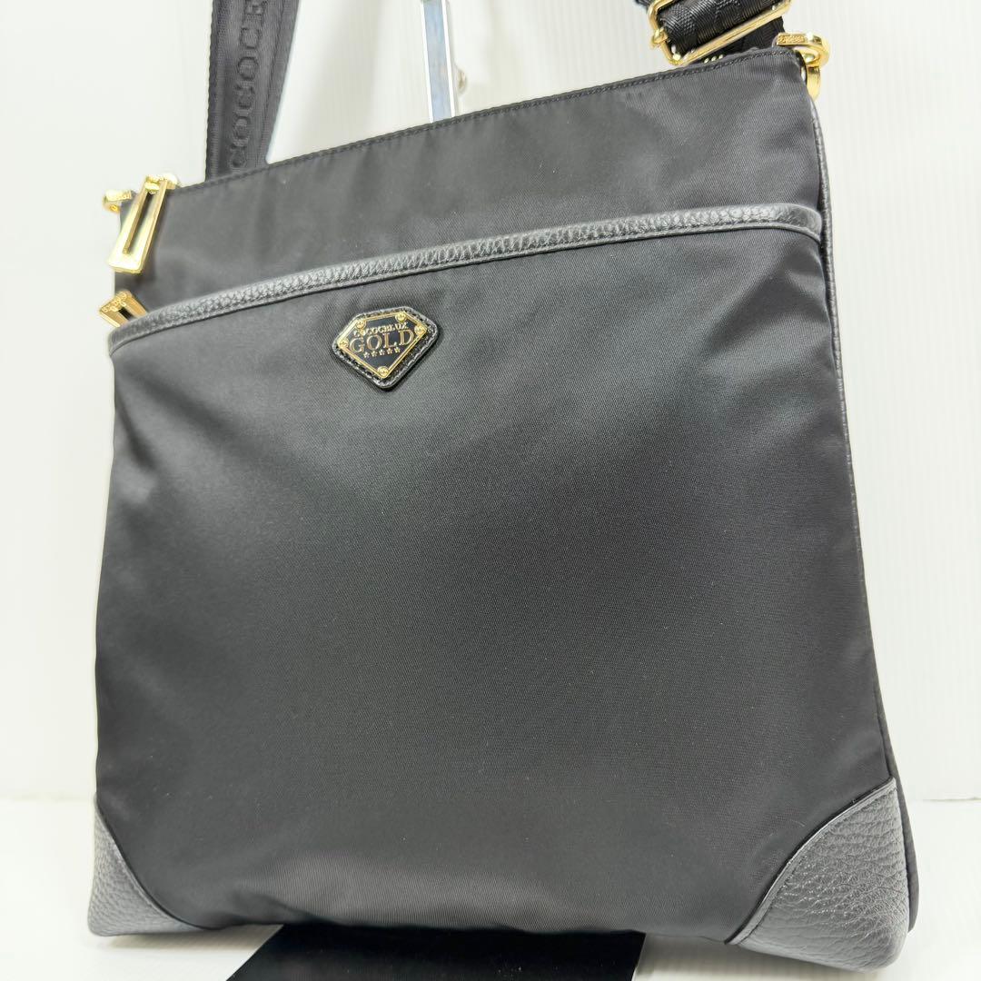 【未使用品】2025SS COCOCELUXGOLD ナイロン ショルダーバッグ