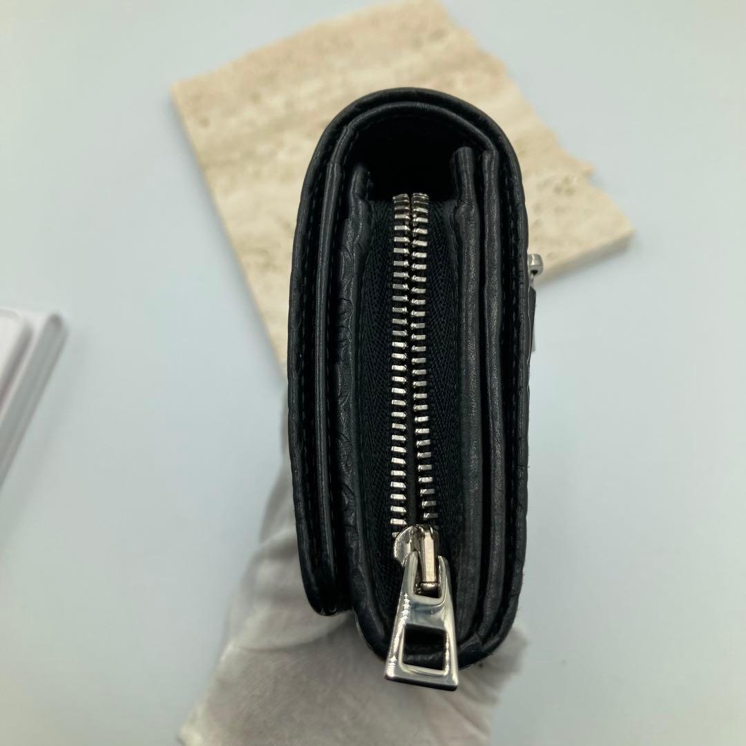 ！極美品！　ロエベ　アナグラム　ブラック　レザー　17A