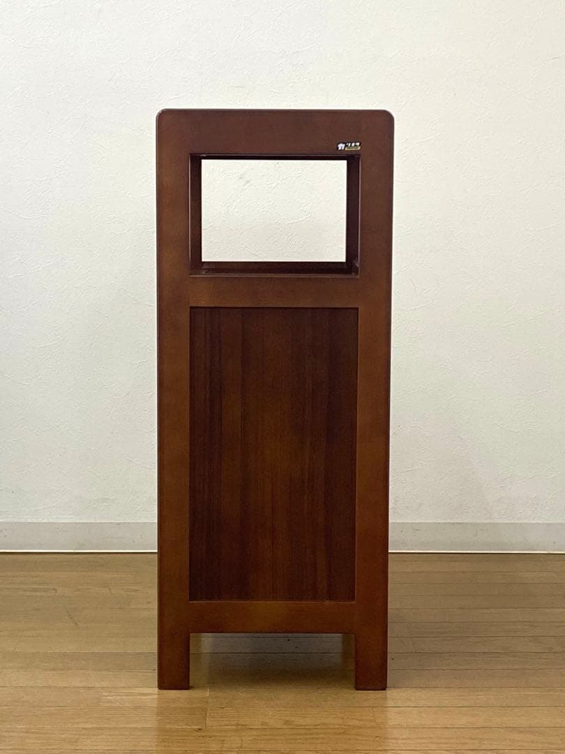 程度良 カリモク 収納 整理 棚 コンソール 電話台 飾り棚