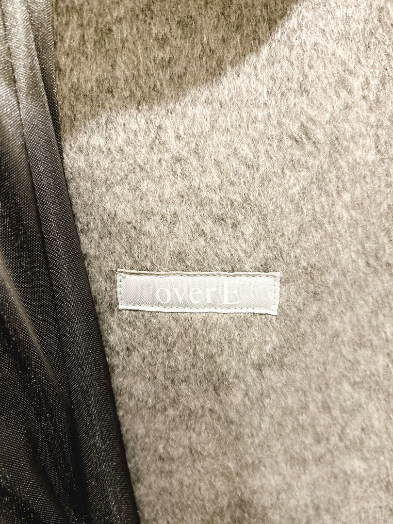 overE 完売品 2025AW ライトグレー チェスターコート 90