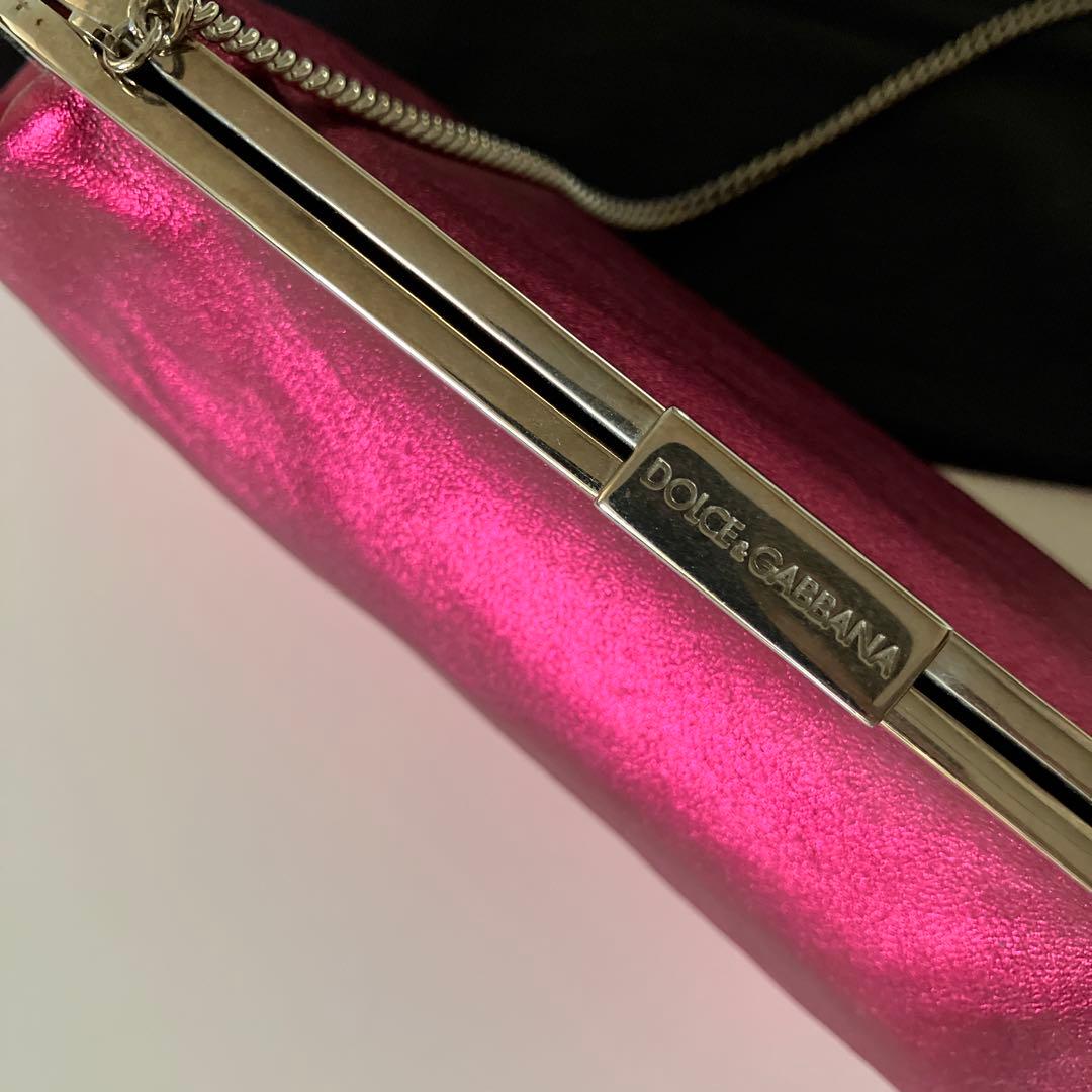 DOLCE & GABBANA ピンク パーティバック