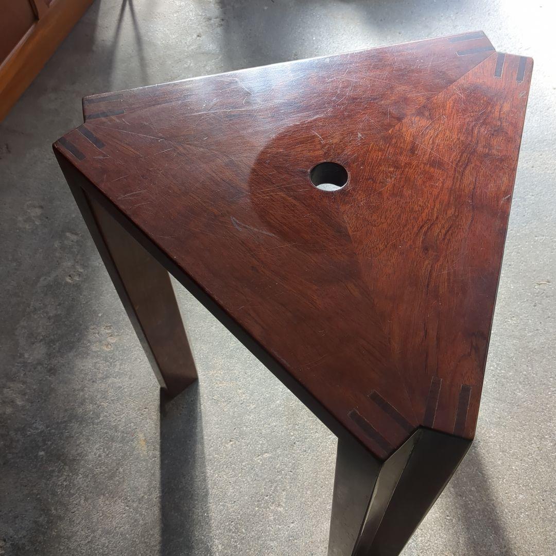 三角スツール　花台