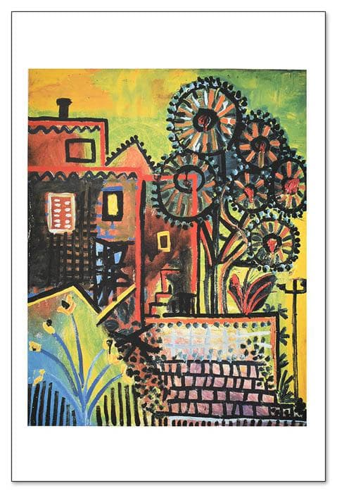 額装品/フルーツボールの構図（パブロ ピカソ）