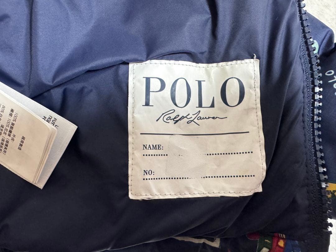 【みー様】ポロベア ネイビー ダウンジャケット 24M