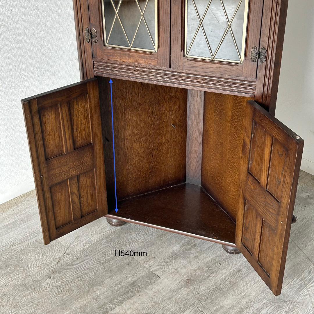 イギリス アンティーク　家具 コーナーキャビネット　1950年頃 512A