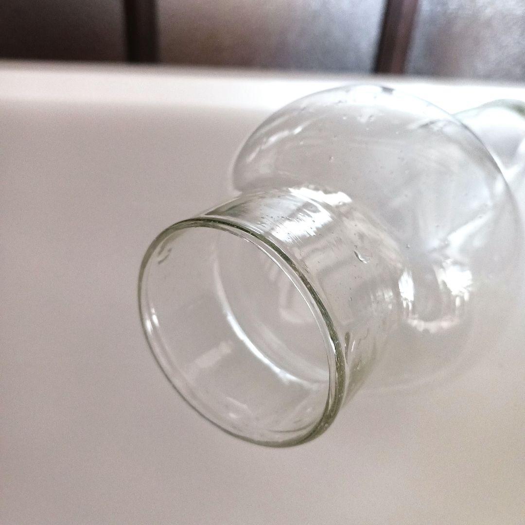 アンティーク吊りオイルランプ　　　　ミルクガラス