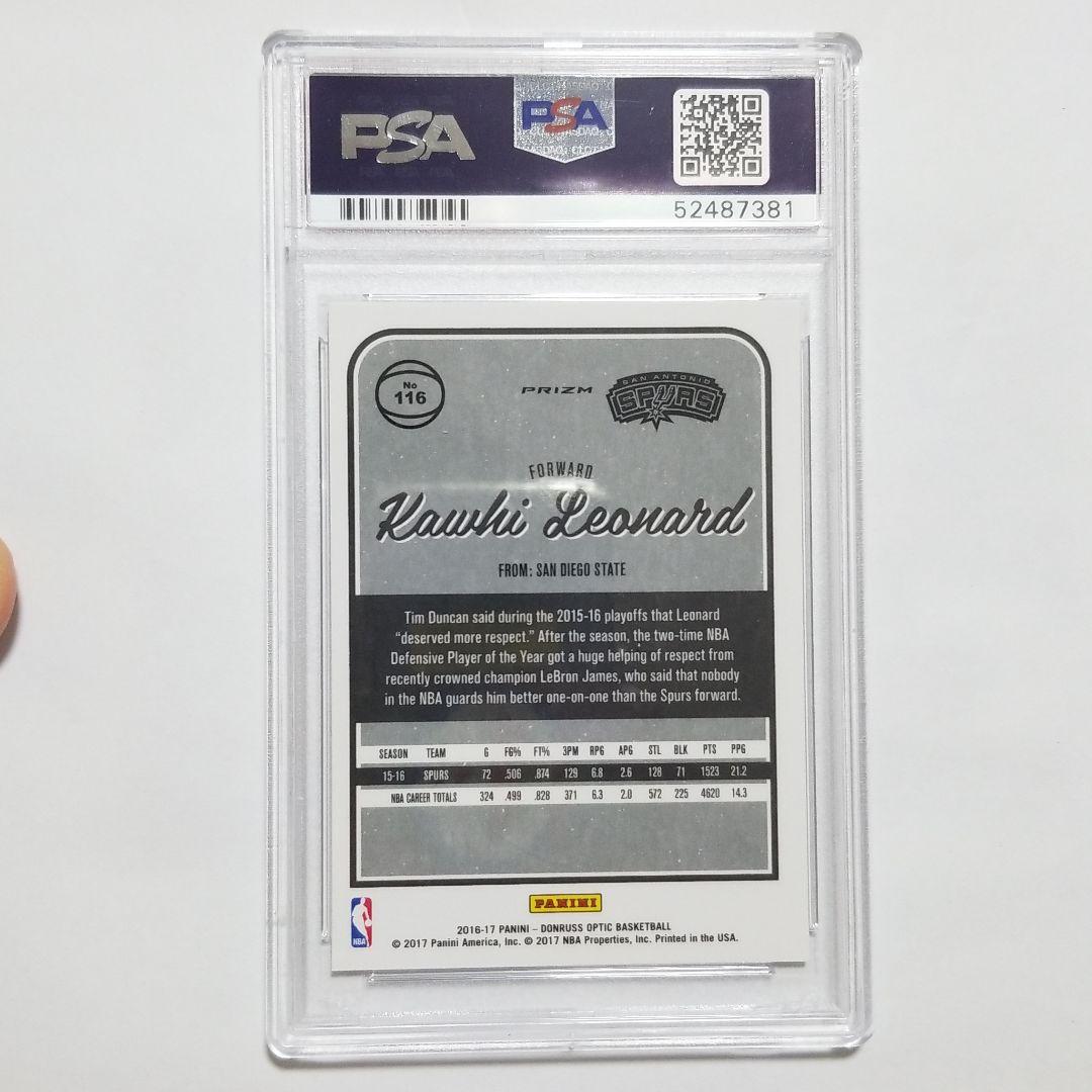 その他 2016 Optic Holo KAWHI LEONARD #116 PSA10