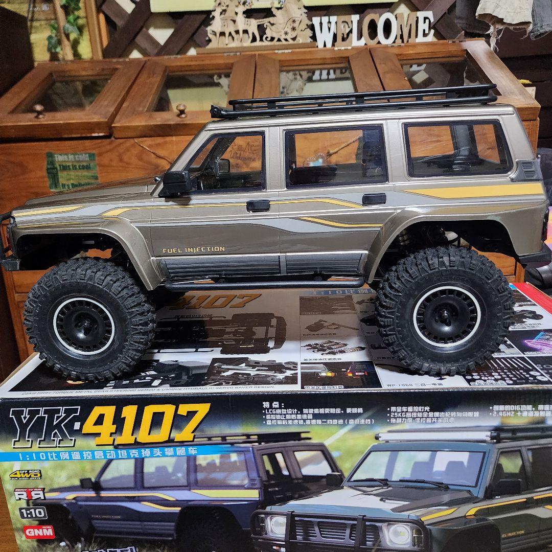 【新型】YK4107 1/10スケール オフロードRCカー