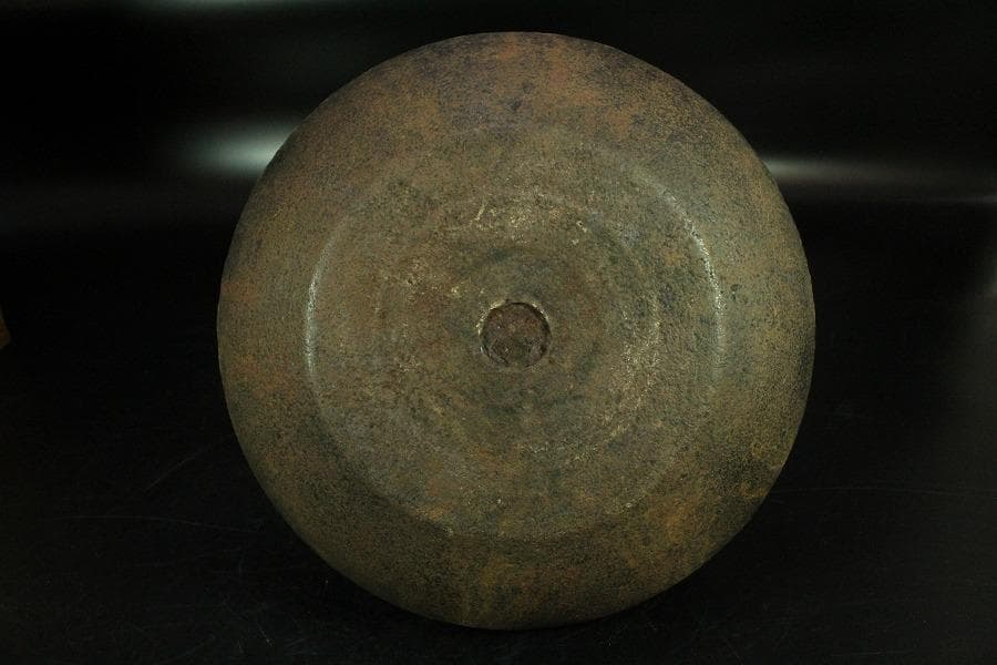 茶道具 富士釜 元禄時代 弥五郎作 大西清右衛門 識(K-A396)