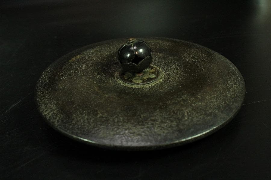 茶道具 富士釜 元禄時代 弥五郎作 大西清右衛門 識(K-A396)