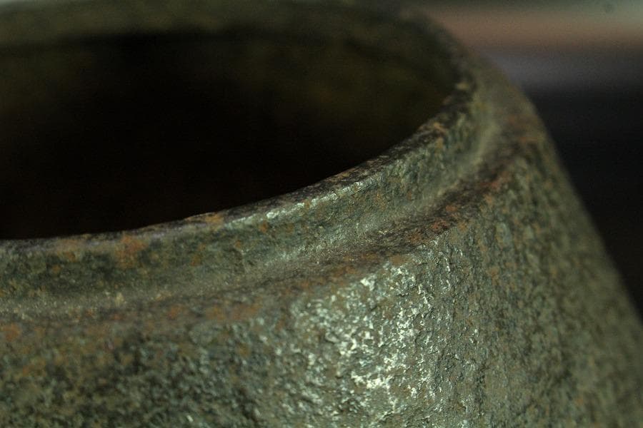 茶道具 富士釜 元禄時代 弥五郎作 大西清右衛門 識(K-A396)