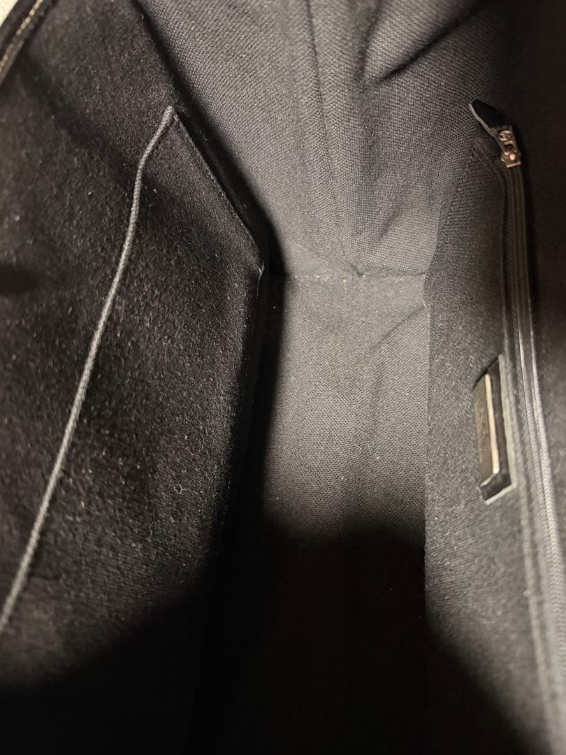 エルメス ガーデンパーティ トワル×レザー ブラック 正規品