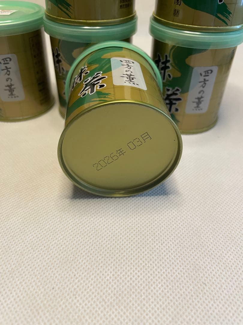 山政小山園　お抹茶　四方の薫　6缶セット