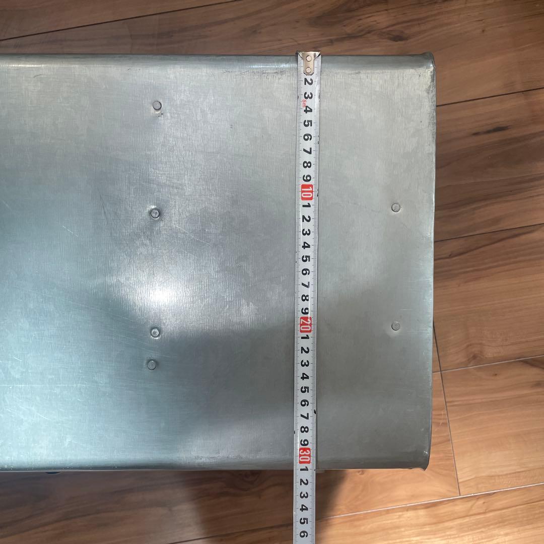 アルミ製収納ボックス　ヴィンテージ風　おしゃれ