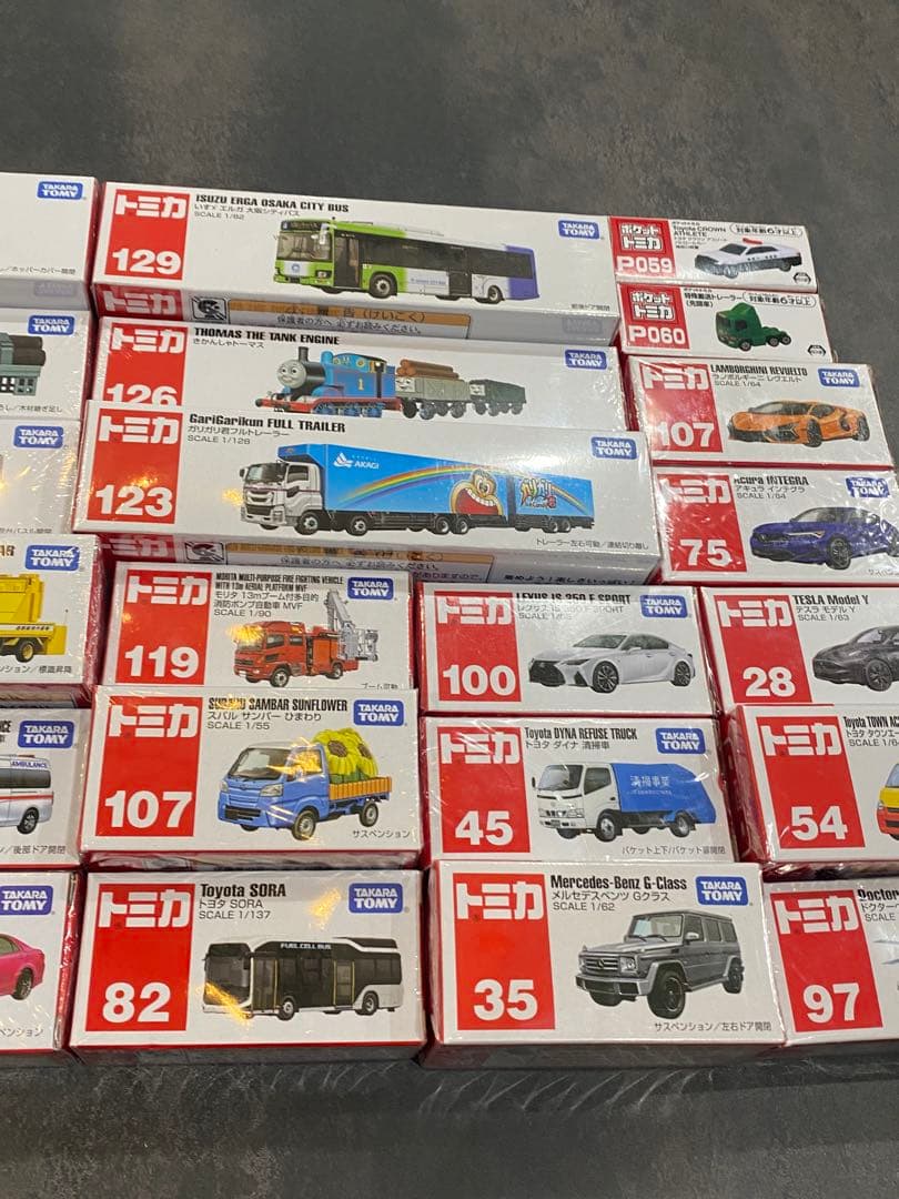 新品未使用　トミカ　ロングトミカ　23台 まとめ売り ポケットトミカ ミニカー