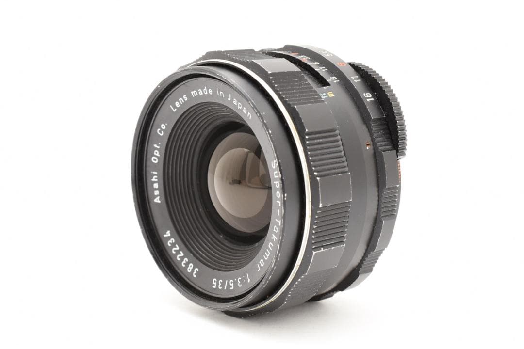 Pentax Super Takumar 35mm F3.5 フード付 C033