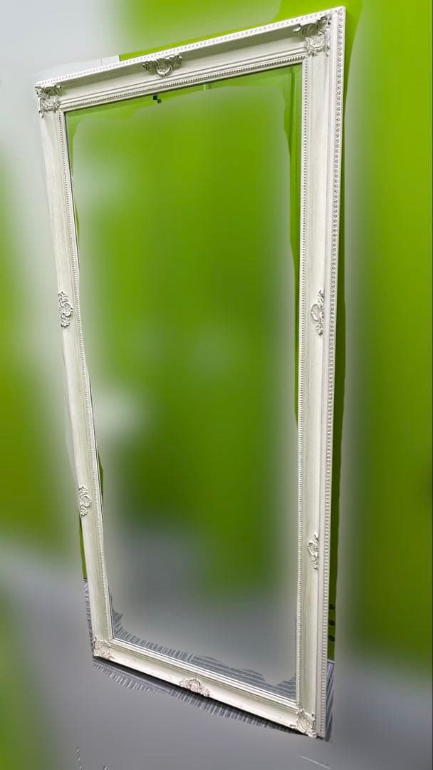 4/20まで限定販売【輸入品！美品】白いヨーロピアンの大きい全身鏡