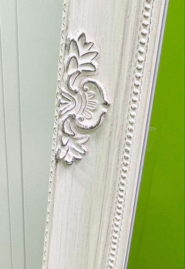 4/20まで限定販売【輸入品！美品】白いヨーロピアンの大きい全身鏡