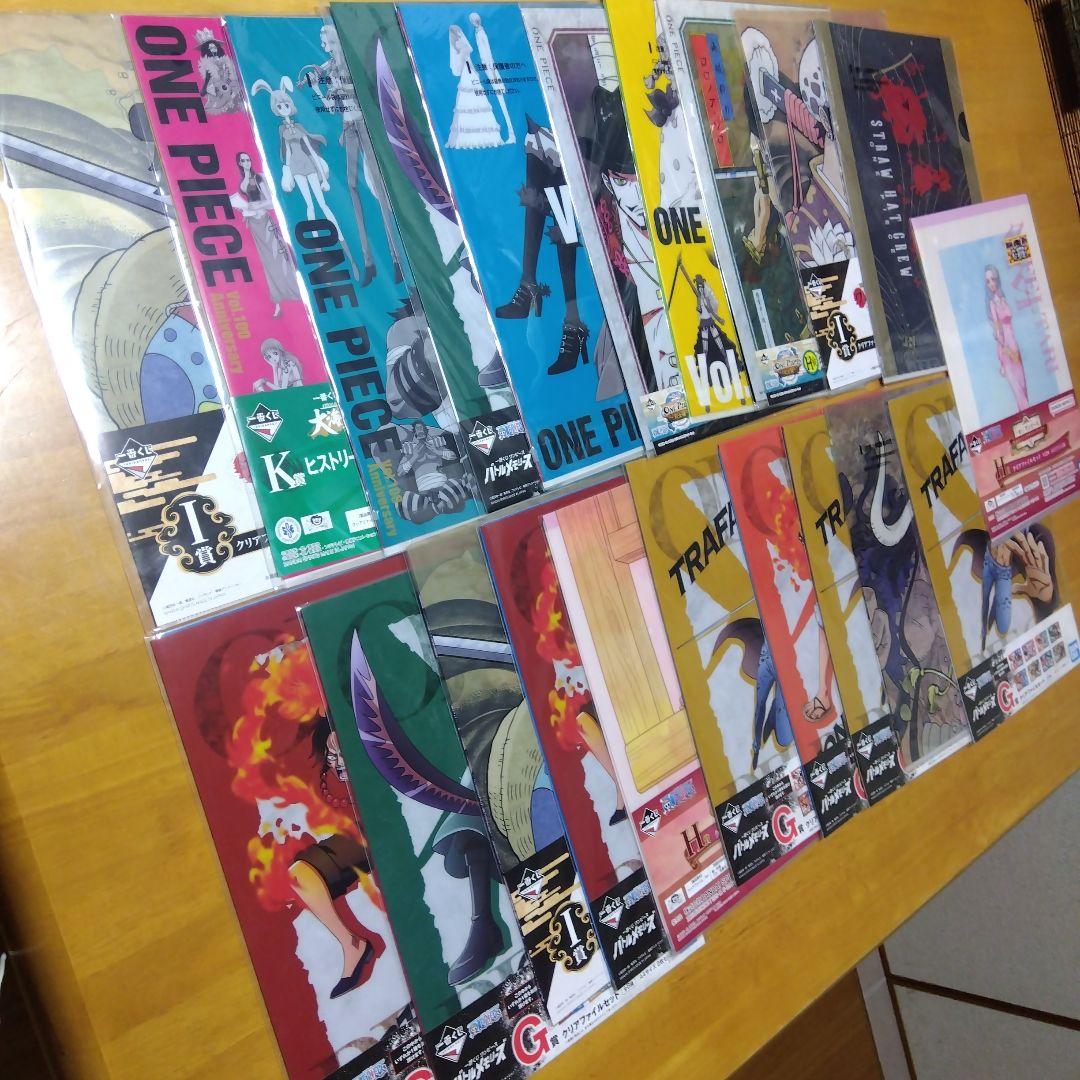 アニメ ワンピース　Ａ−４クリアファイル まとめ売り 大量１６６枚