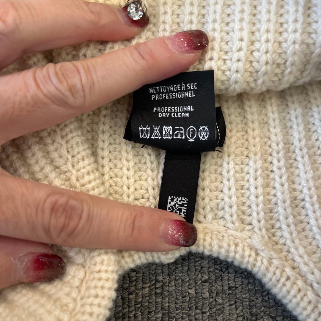 CHANEL カシミヤ ニット帽 アイボリー