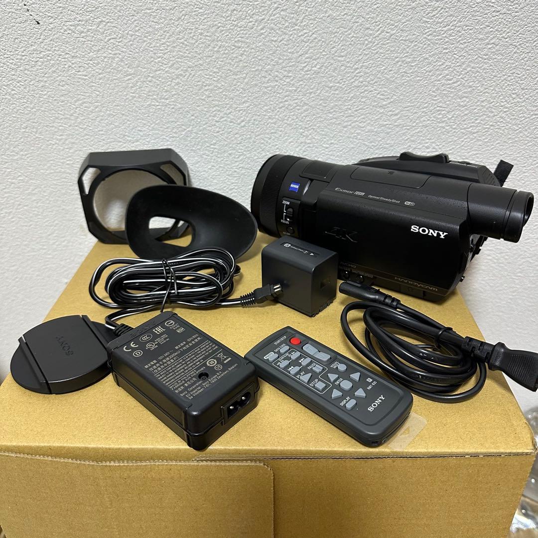 【希少 海外モデル】Sony FDR-AX700 ビデオカメラ 本体 ブラック