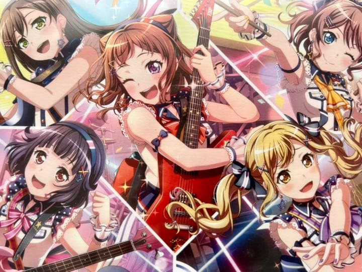 バンドリ！メモリアルフレームアート　Poppin'party 新品未開封ポピパ