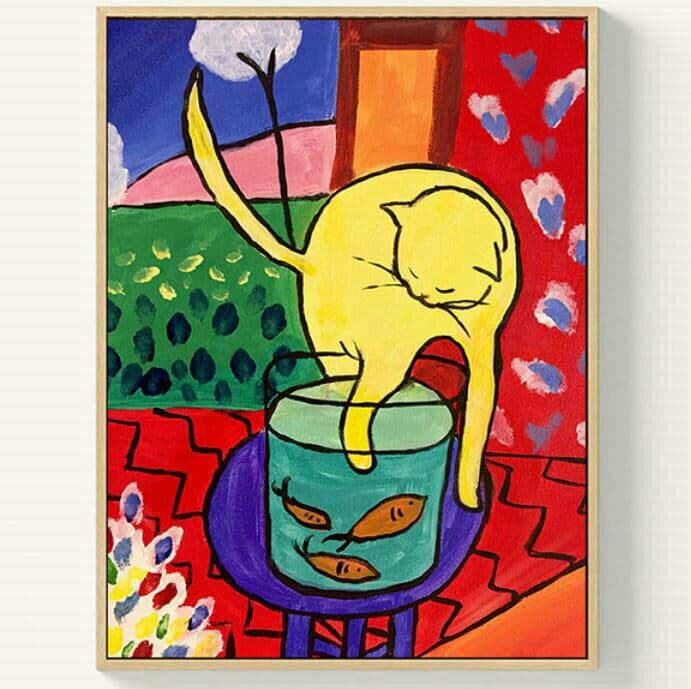 個人絵画 個人が手作りで絵を模造する レトロな油絵 創意絵画