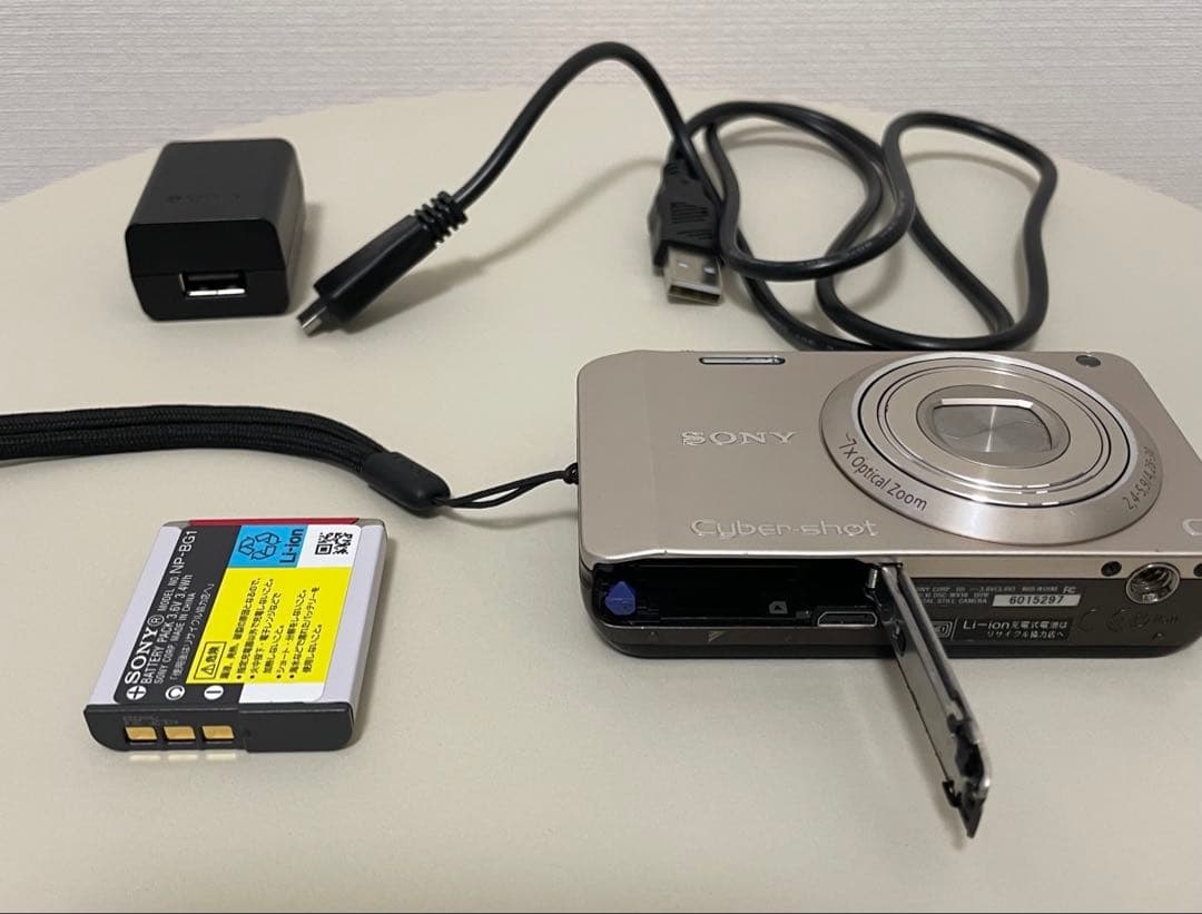 SONYソニー サイバーショット DSC-WX10 ゴールド　充電コード付