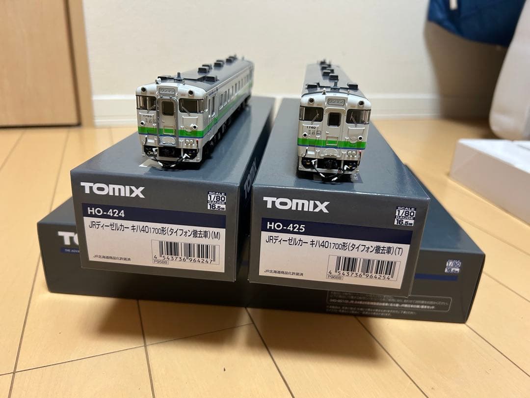 TOMIX HO JRキハ40 1700形 M T手すり等真鍮に交換