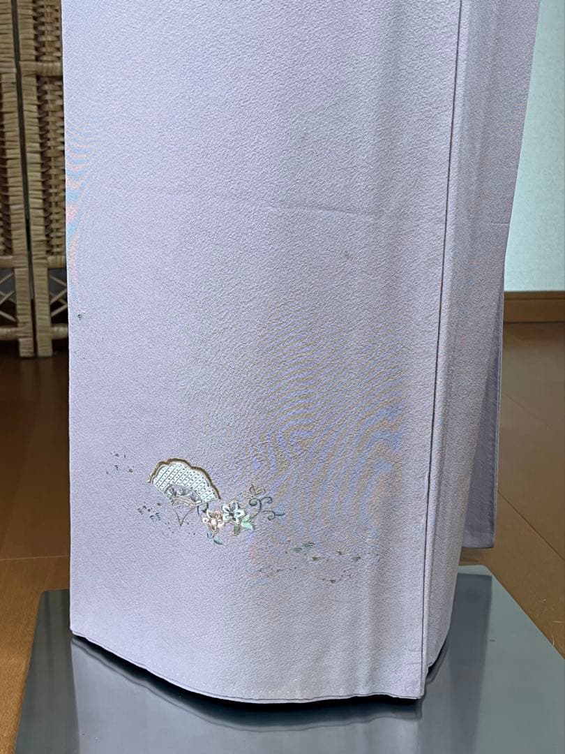 正絹訪問着　作家物　蘇州刺繍七五三　お宮参