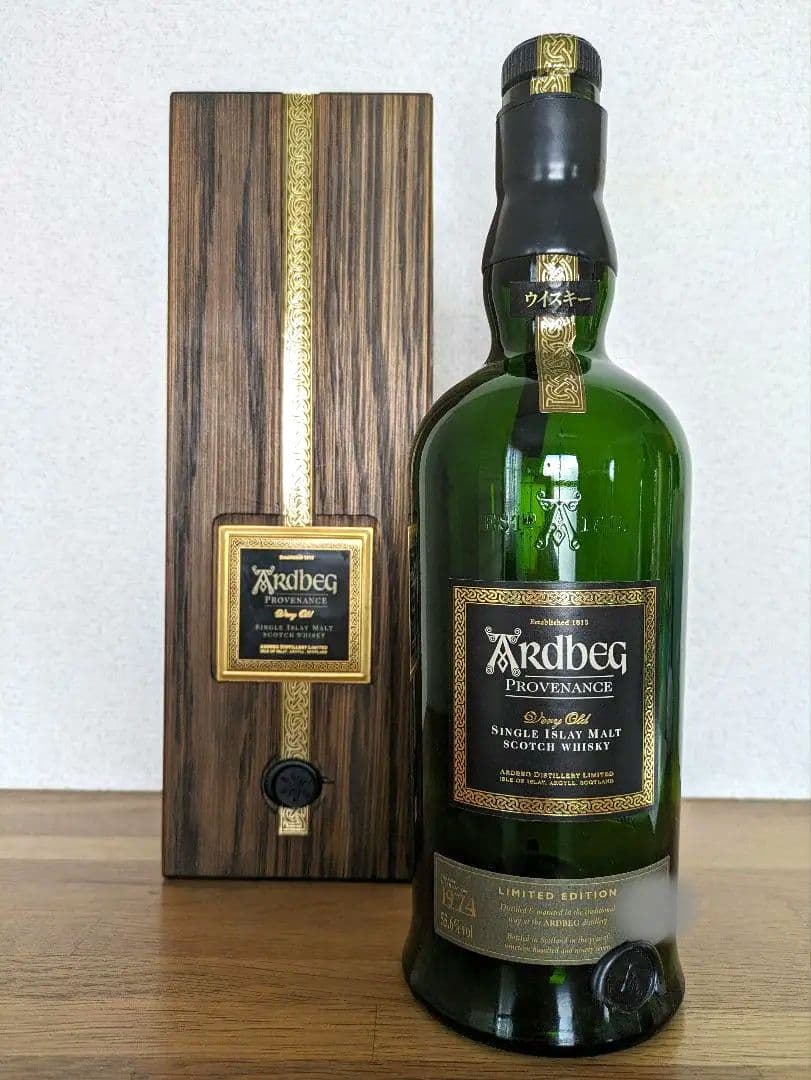 【希少！ウイスキー空き瓶・木箱付き】アードベッグ　プロヴナンス　1974