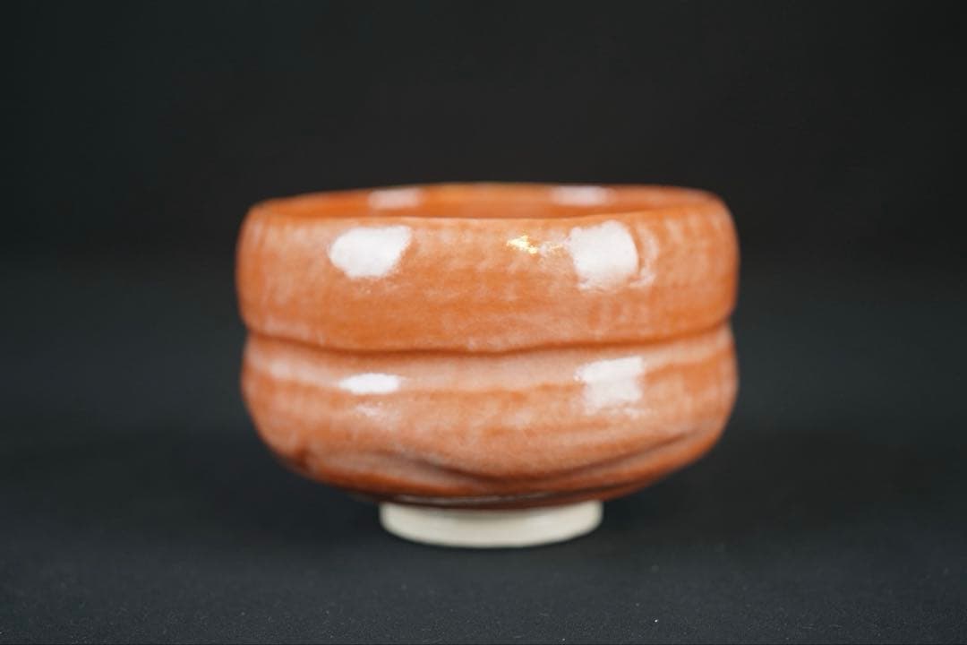 佐々木松楽 黒楽 茶碗 共箱 前大徳 福本積應 書付 抹茶碗 紙箱 茶道具