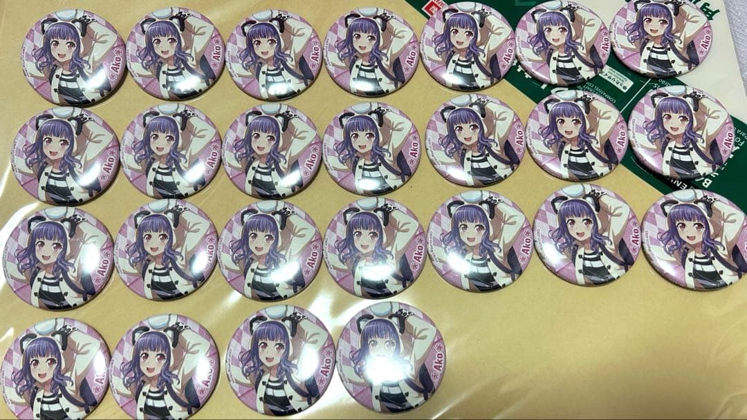 バンドリ 2020winterマルイ 宇田川あこ 缶バッジ 25点セット