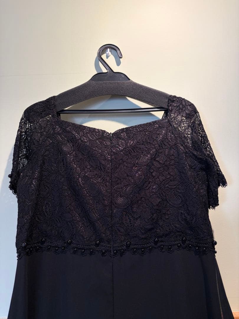 【値下げ】TWEED Dressブラックロングドレス