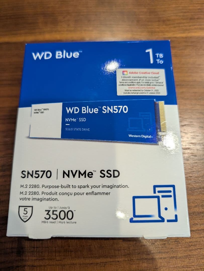 内蔵型SSD WD Blue SN570 1TB NVMe SSD