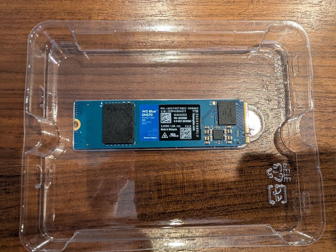 内蔵型SSD WD Blue SN570 1TB NVMe SSD
