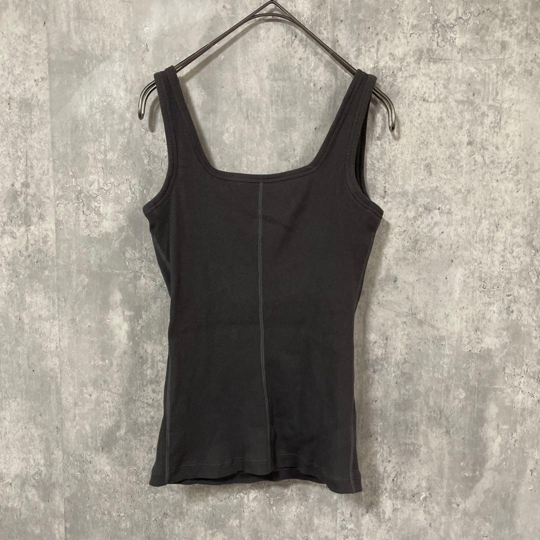 OUR WACOAL アワワコール　カップ付きコットンリブタンクトップ　Mサイズ