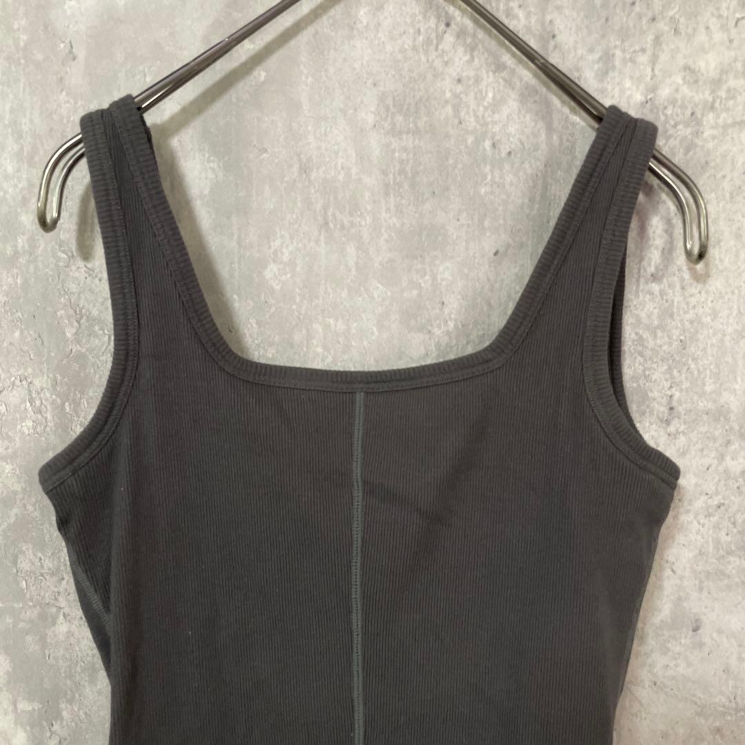 OUR WACOAL アワワコール　カップ付きコットンリブタンクトップ　Mサイズ